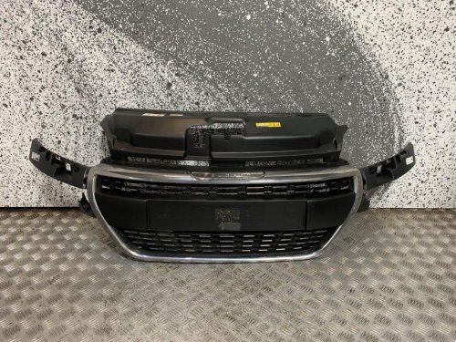 12-18 PEUGEOT 208 3/5 DOOR FRONT BUMPER COMPLETE GRILL