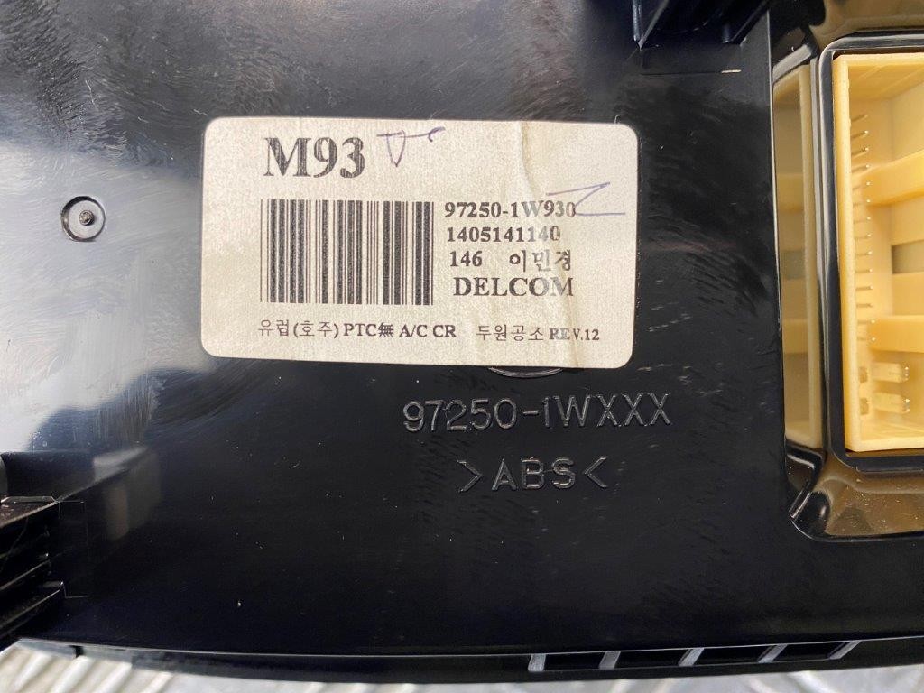 11-17 KIA RIO MK3 A/C HEATER CONTROL SWITCH PANEL 972501W930 - Thumbnail 5