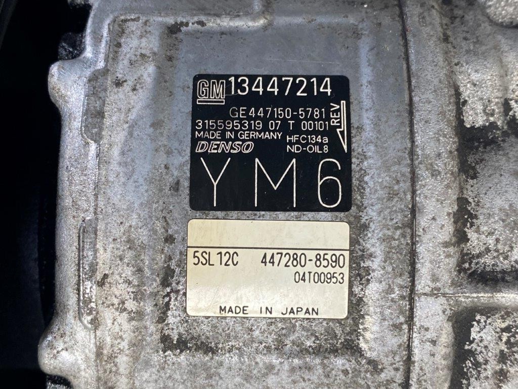 15-19 VAUXHALL CORSA E 1.3 DIESEL AC COMPRESSOR AIR CON PUMP 13447214 - Thumbnail 7