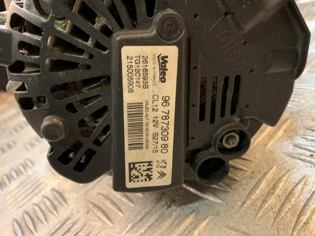 10-15 CITROEN DS3/C3 MK2/PEUGEOT 208 1.6 PETROL ALTERNATOR 9678730980 - Thumbnail 6