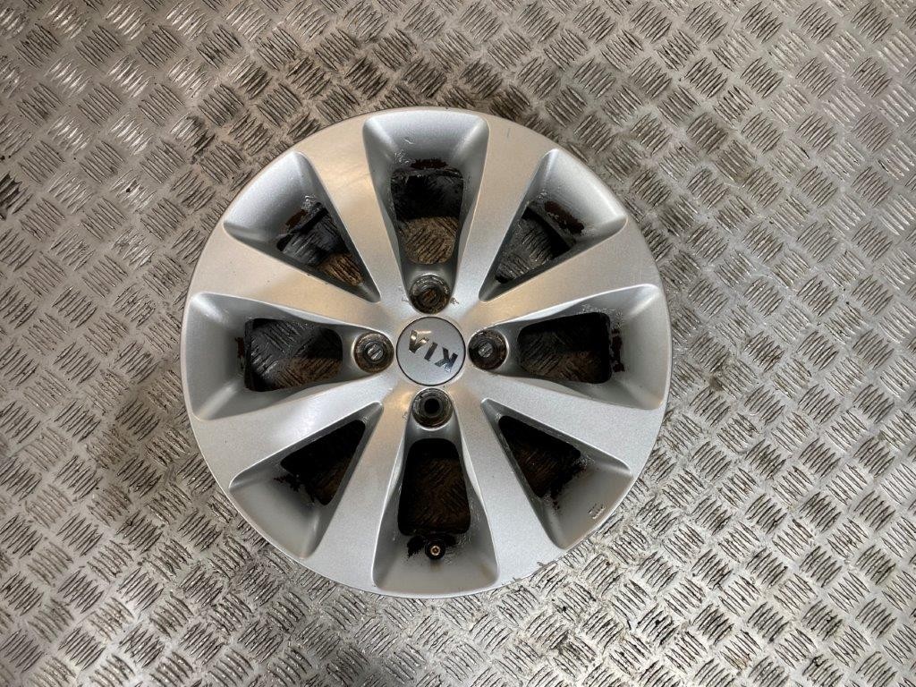 11-17 KIA RIO MK3 15" INCH 8 SPOKE 4 STUD ALLOY WHEEL 5.5JX15 (SCRATCHED) - Thumbnail 2