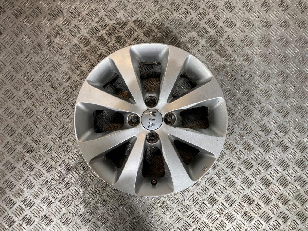 11-17 KIA RIO MK3 15" INCH 8 SPOKE 4 STUD ALLOY WHEEL 5.5JX15 (SCRATCHED) - Thumbnail 2