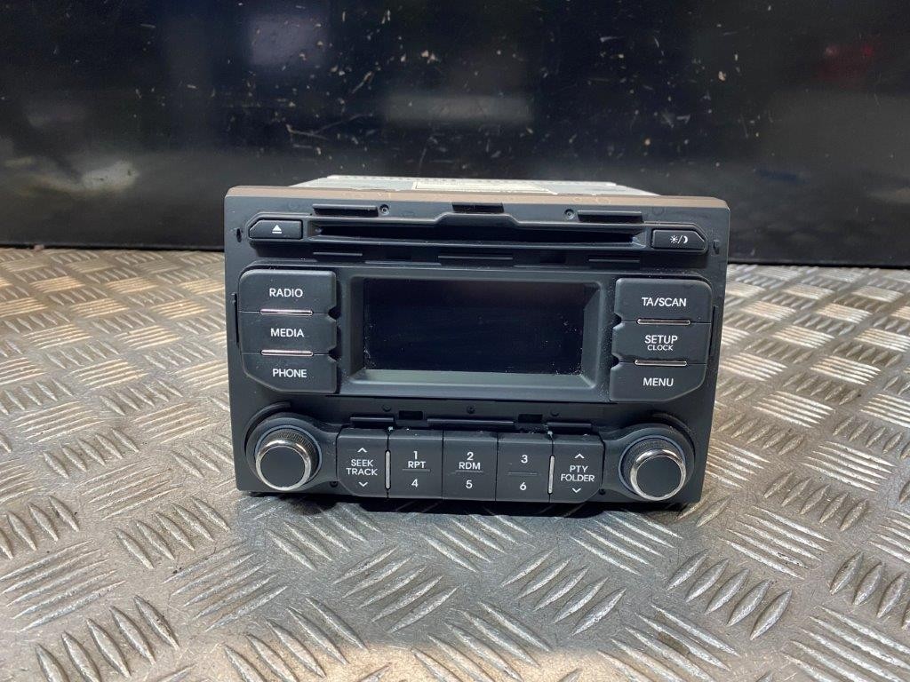 11-17 KIA RIO MK3 RADIO/CD PLAYER HEAD UNIT 961701W750CA - Thumbnail 2