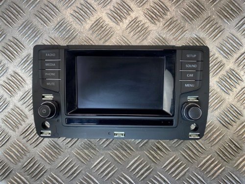 13-19 VW GOLF MK7 RADIO/CD PLAYER/SAT NAV SCREEN DISPLAY 5G0919605