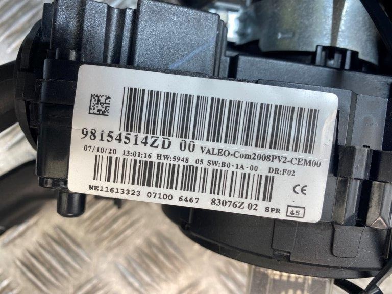 17-21 PEUGEOT 308 MK2 INDICATOR WIPER SWITCH STALKS 98154514ZD - Thumbnail 10