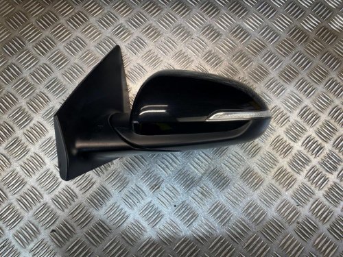 17-24 KIA STONIC/RIO PASSENGER NEAR SIDE POWER FOLD WING MIRROR BLACK/BLIND SPOT