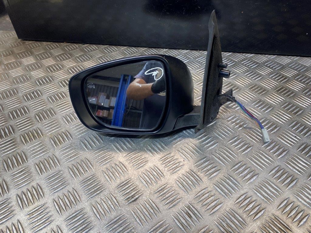 17-20 SUZUKI SWIFT MK3 A2L PASSENGER SIDE POWER FOLD WING MIRROR BLACK PAINT C02 - Thumbnail 3