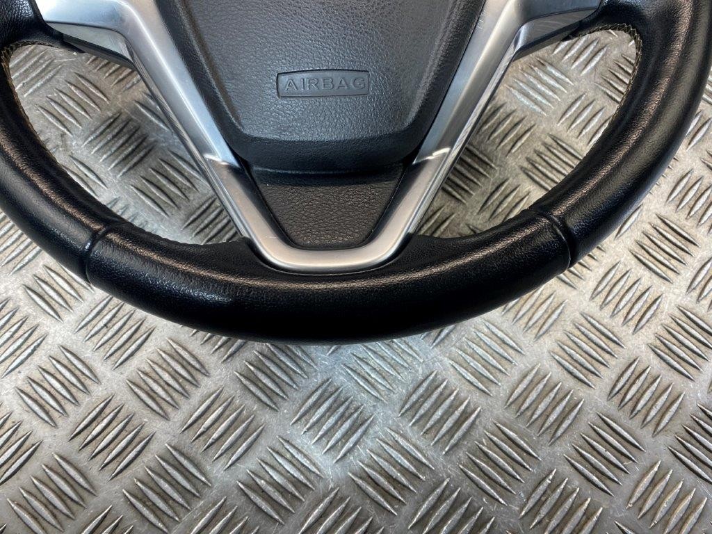 08-17 FORD FIESTA MK7 MULTIFUNCTION LEATHER STEERING WHEEL WITH AIRBAG - Thumbnail 5